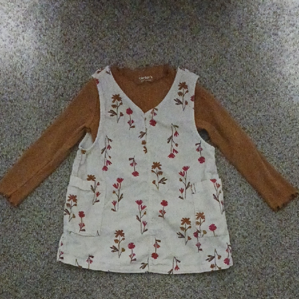 Carter's Baby Girls Corduroy Dress Set 2t